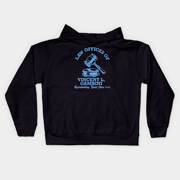 Vincent Gambini Law Offices Kids Hoodie by littlepdraws